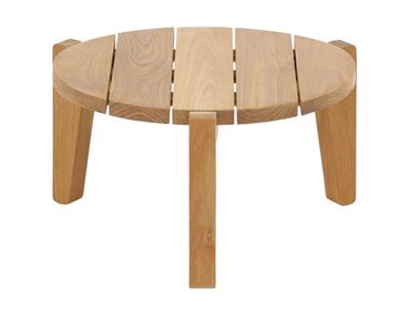 Las Vegas Teak Sofabord - Ø:64 cm